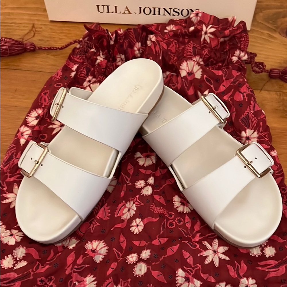 Ulla Johnson Nova Sandals - Crème (Size 38)